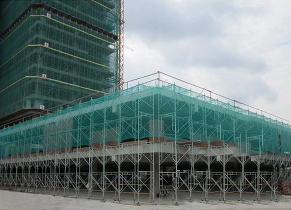 Giàn giáo bao che Nêm, Khung